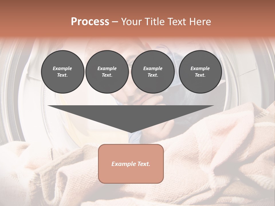 Homework Dryer Fisheye PowerPoint Template