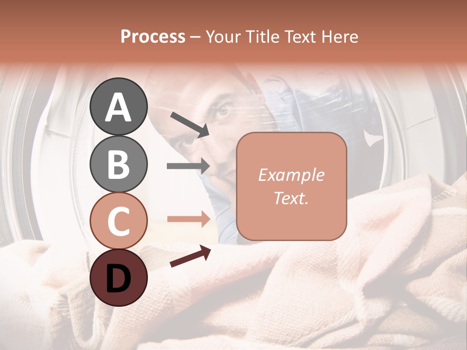 Homework Dryer Fisheye PowerPoint Template