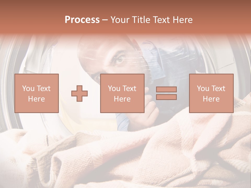 Homework Dryer Fisheye PowerPoint Template