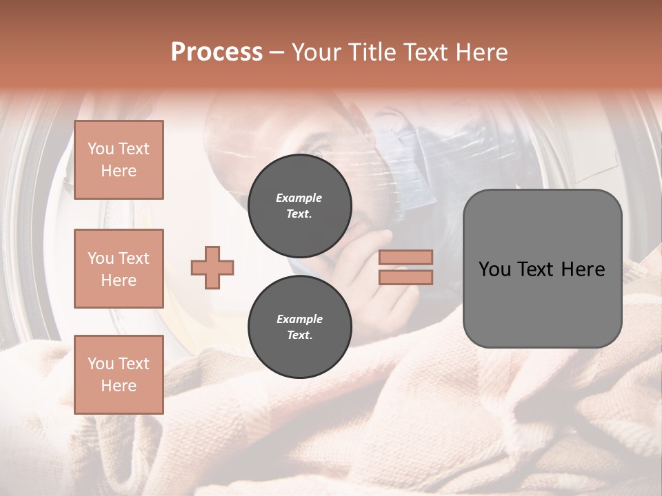 Homework Dryer Fisheye PowerPoint Template