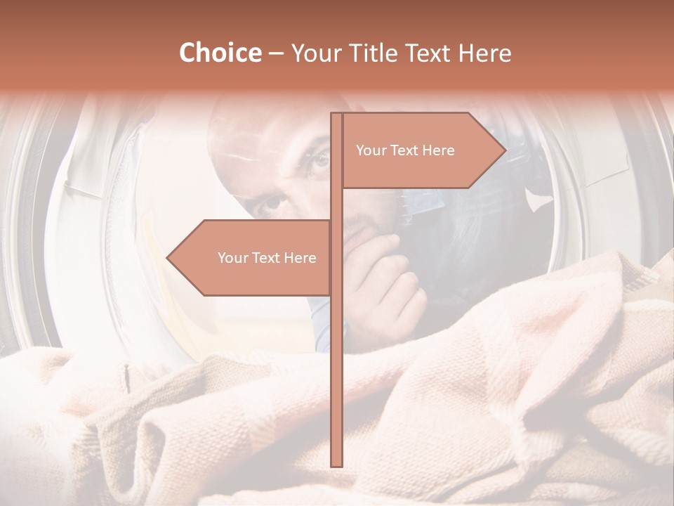 Homework Dryer Fisheye PowerPoint Template