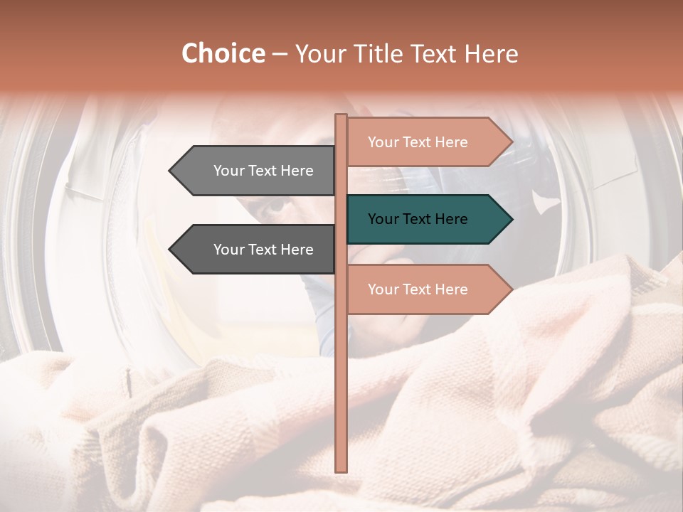 Homework Dryer Fisheye PowerPoint Template