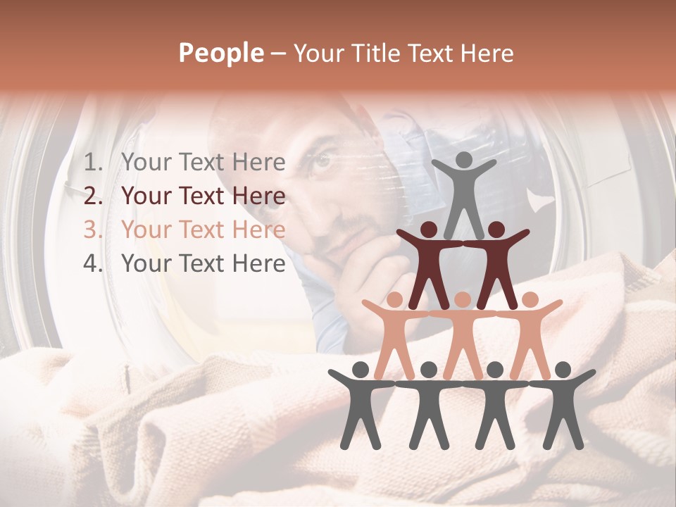 Homework Dryer Fisheye PowerPoint Template