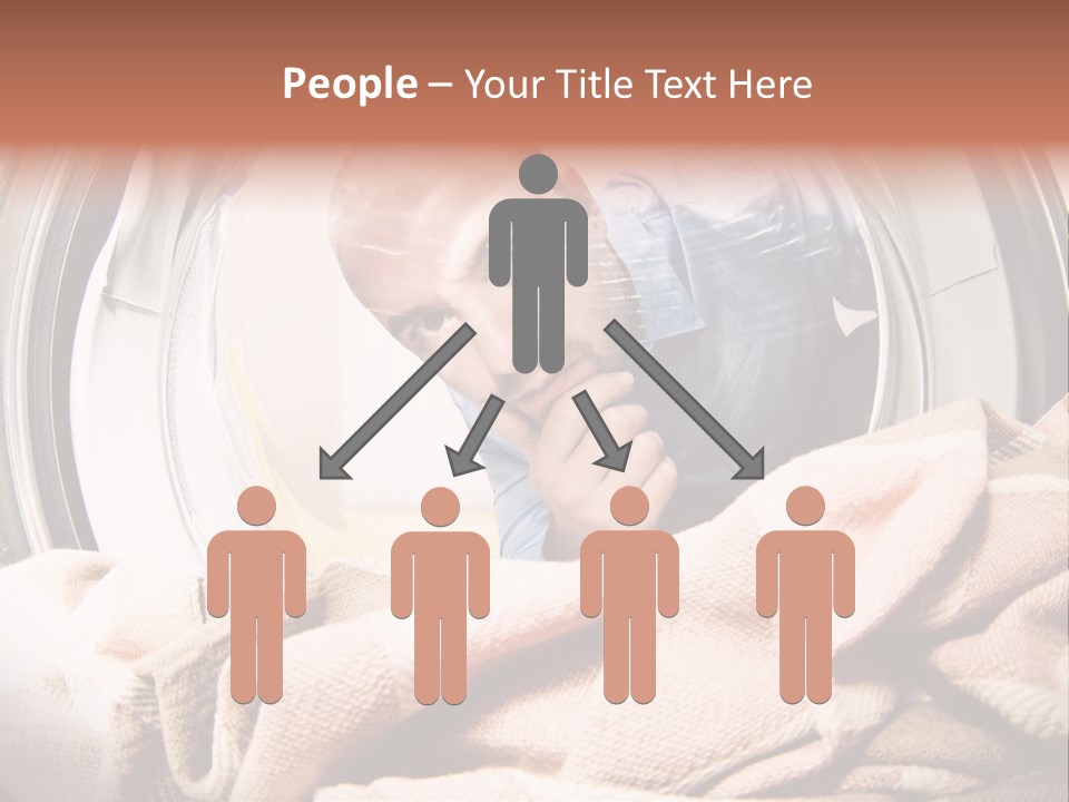 Homework Dryer Fisheye PowerPoint Template