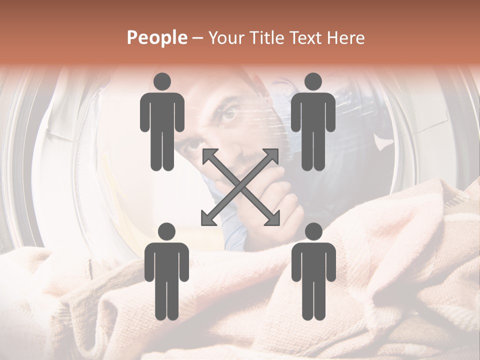 Homework Dryer Fisheye PowerPoint Template