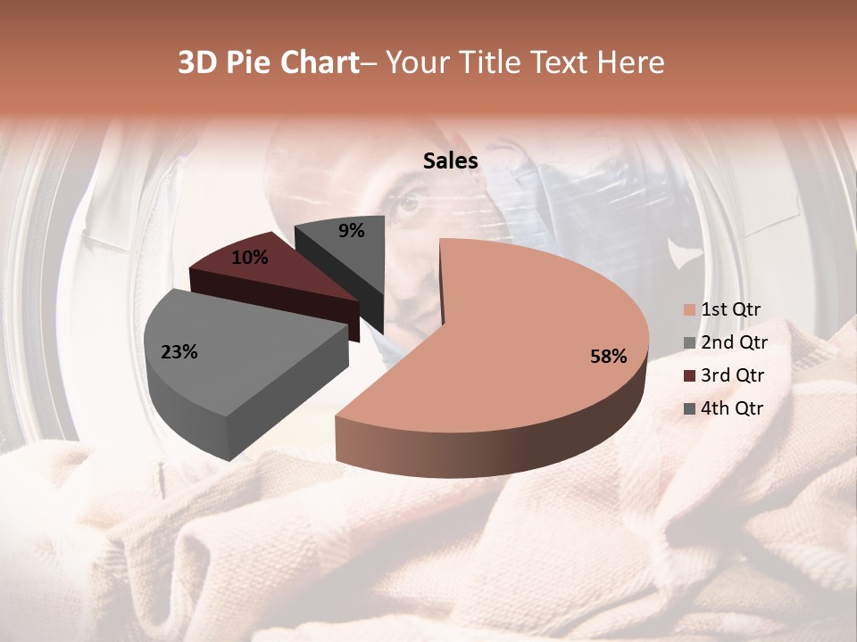 Homework Dryer Fisheye PowerPoint Template