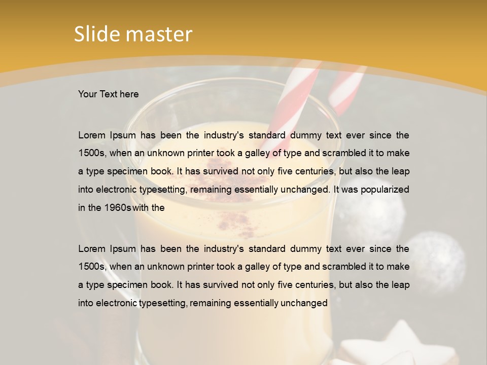 Fir Glass Season PowerPoint Template