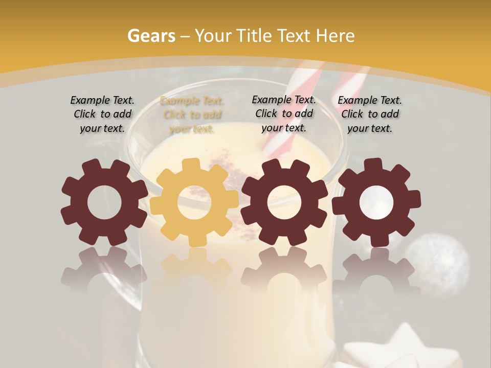 Fir Glass Season PowerPoint Template