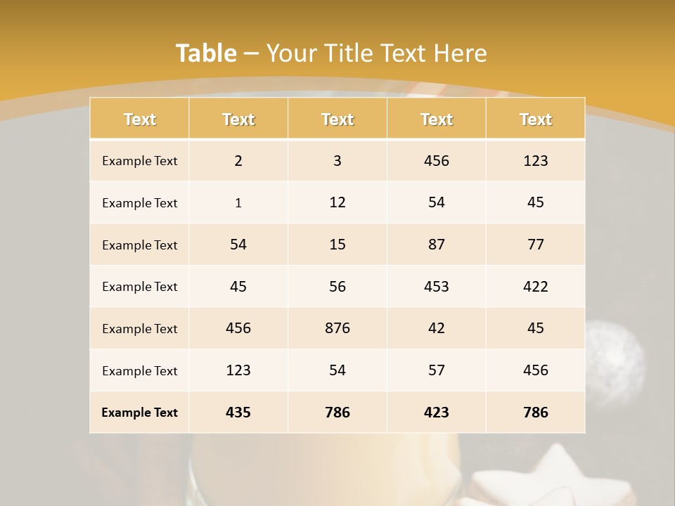 Fir Glass Season PowerPoint Template