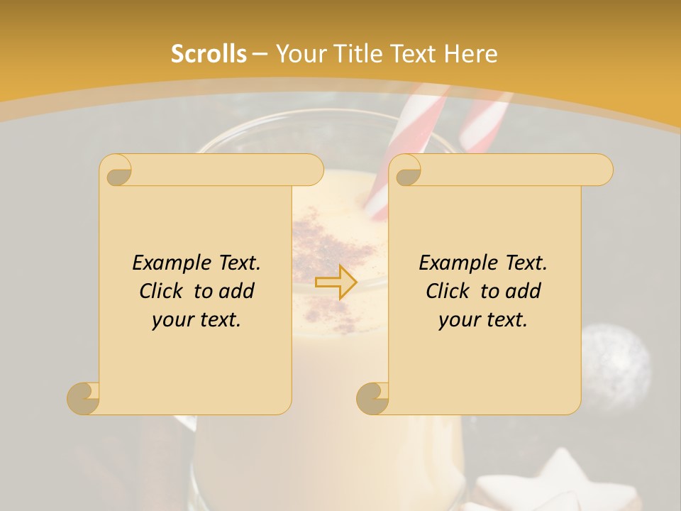 Fir Glass Season PowerPoint Template