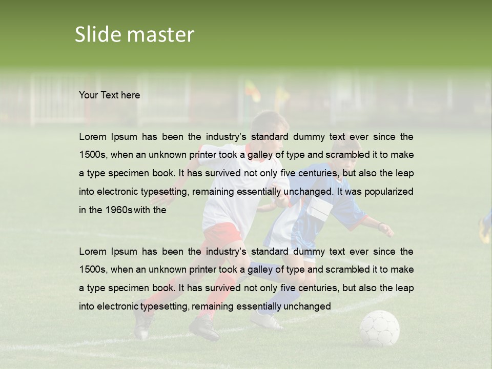 American Bowl Game Sports PowerPoint Template