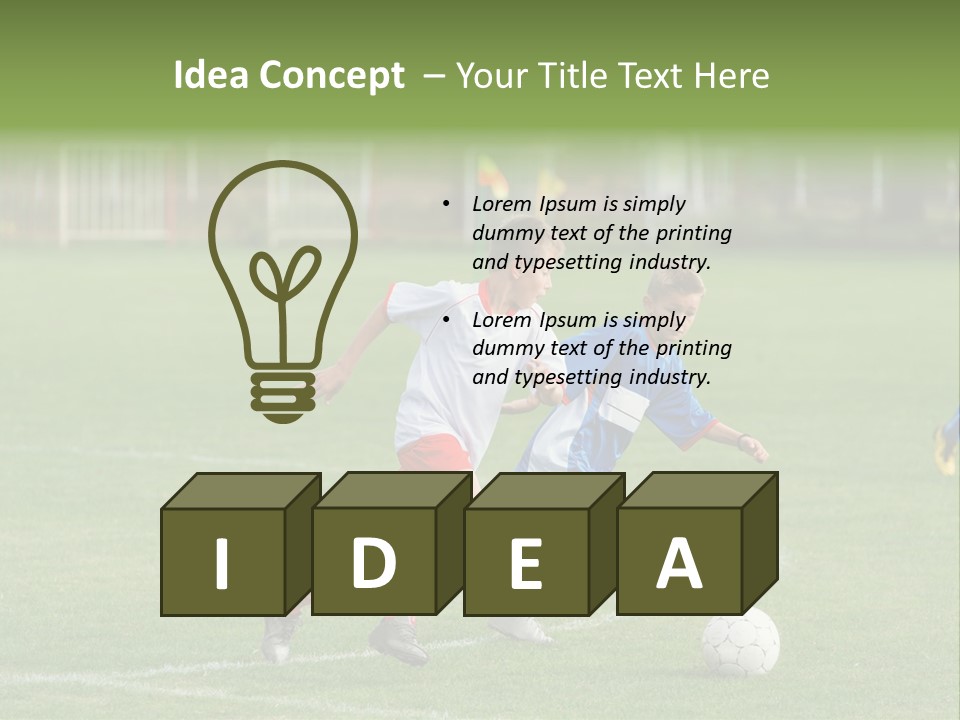 American Bowl Game Sports PowerPoint Template