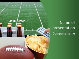American Bowl Game Sports PowerPoint Template