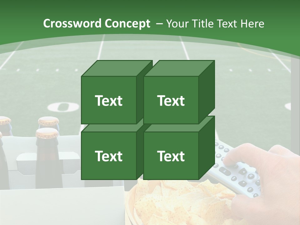 American Bowl Game Sports PowerPoint Template