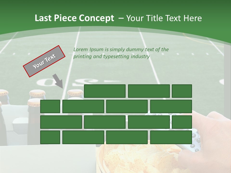 American Bowl Game Sports PowerPoint Template