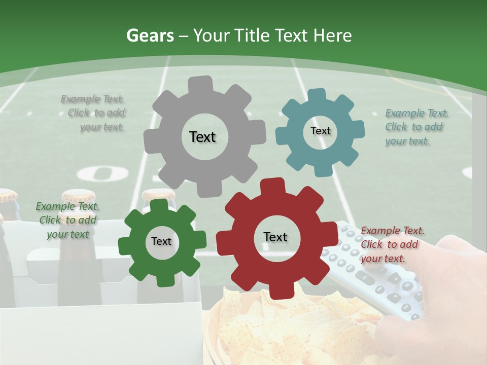 American Bowl Game Sports PowerPoint Template