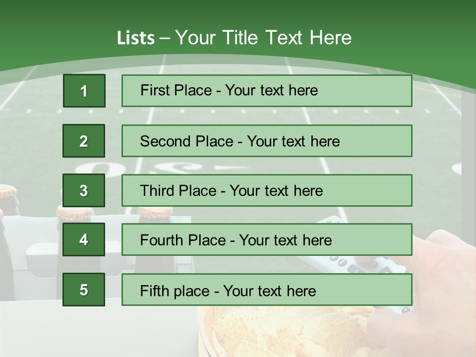 American Bowl Game Sports PowerPoint Template