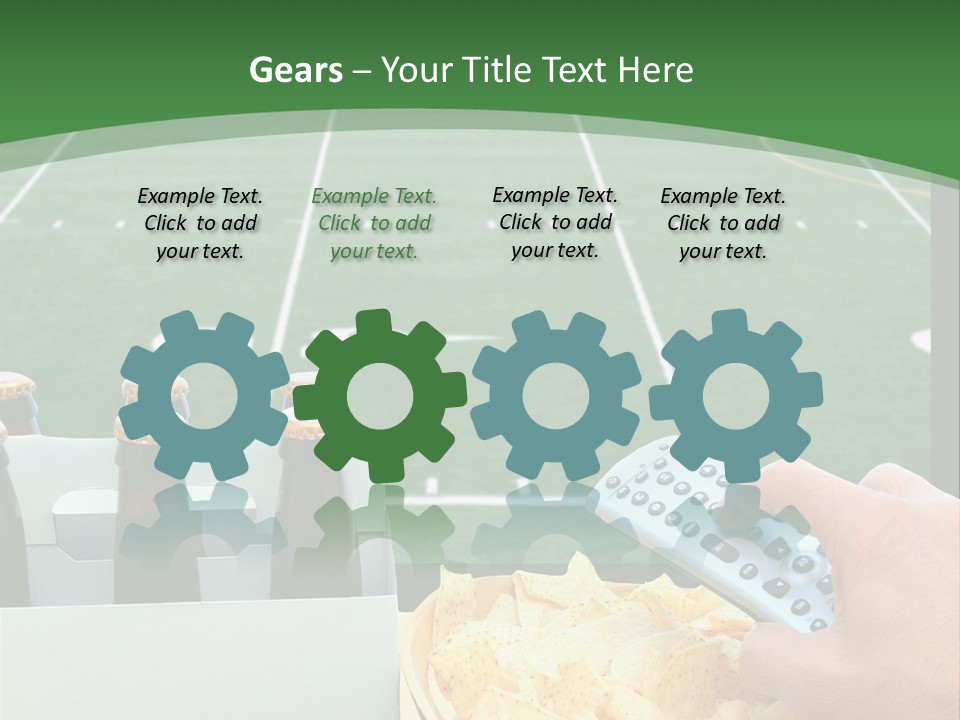 American Bowl Game Sports PowerPoint Template