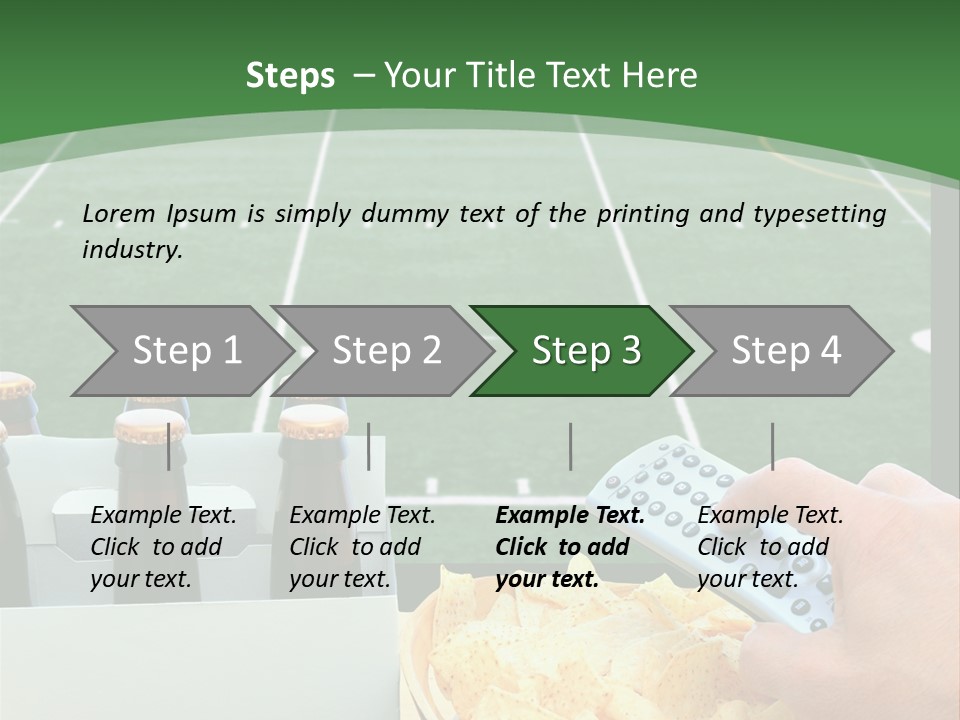 American Bowl Game Sports PowerPoint Template