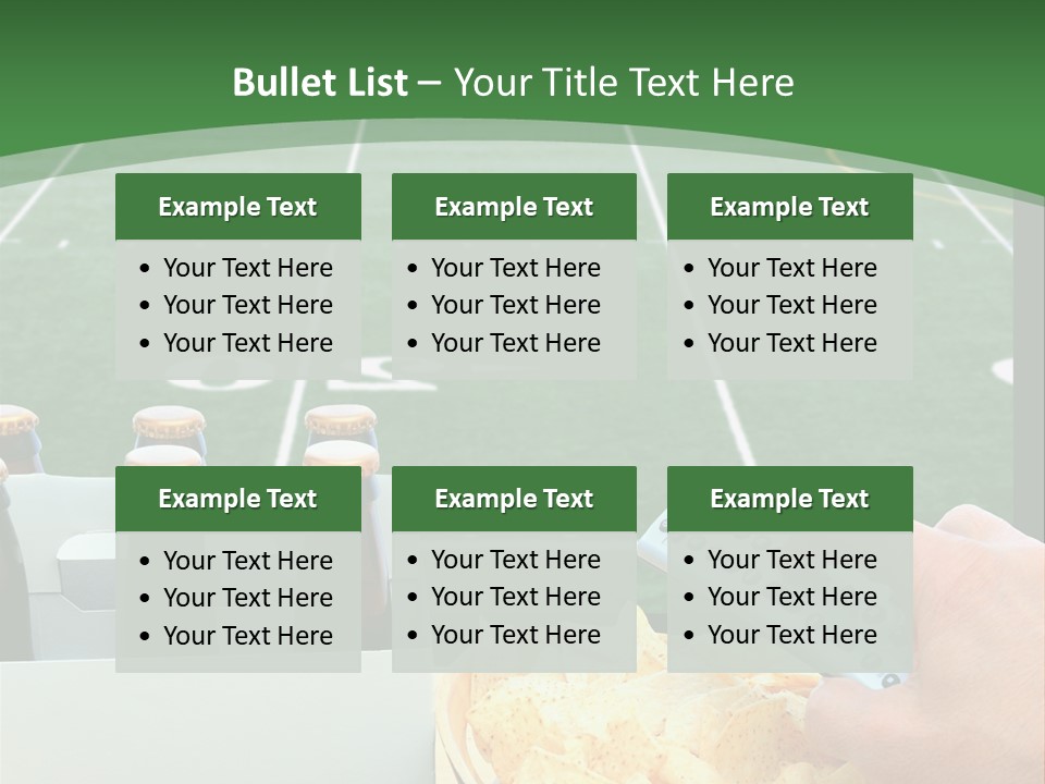 American Bowl Game Sports PowerPoint Template