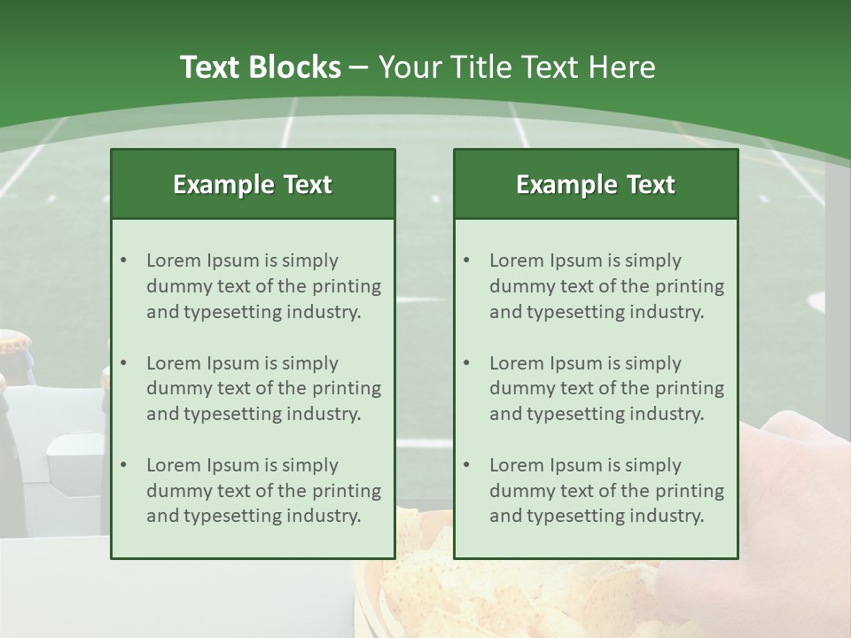 American Bowl Game Sports PowerPoint Template