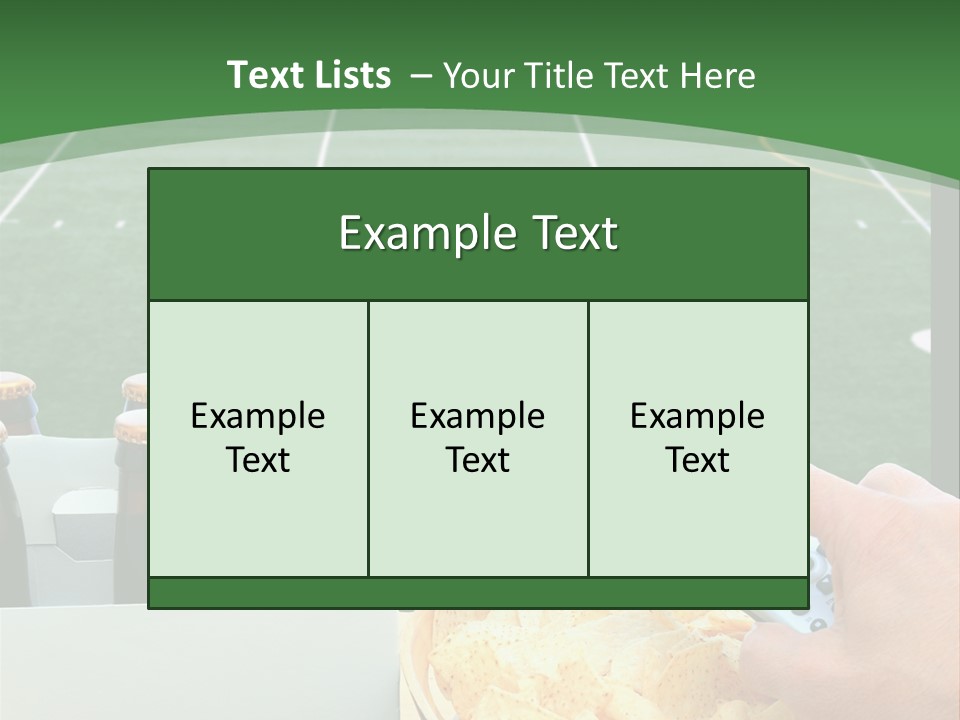 American Bowl Game Sports PowerPoint Template
