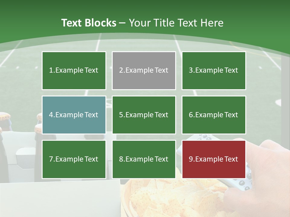 American Bowl Game Sports PowerPoint Template