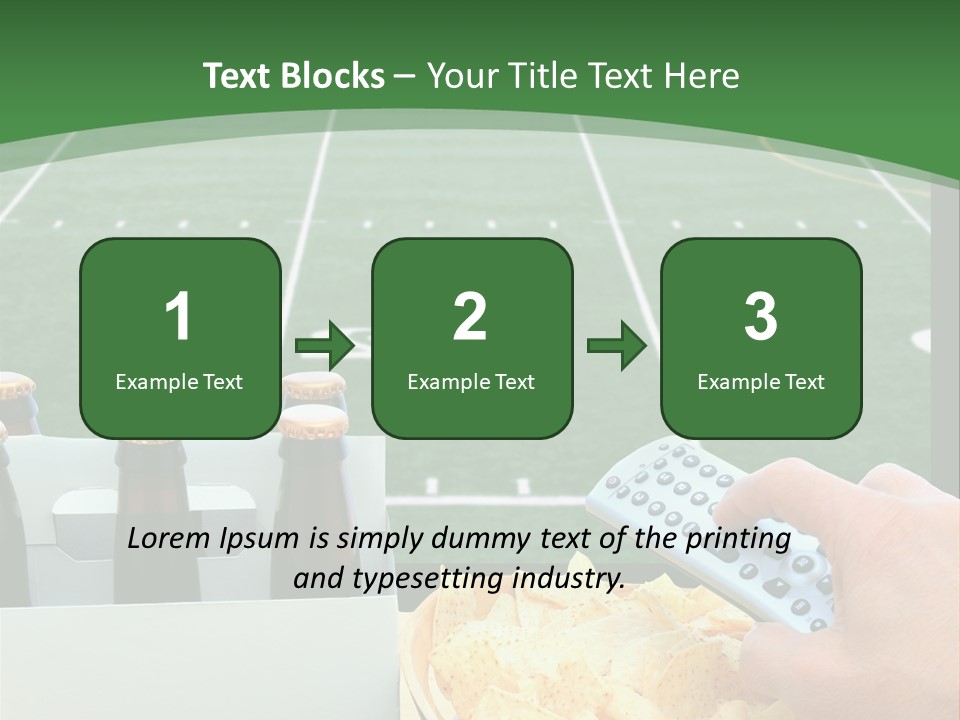 American Bowl Game Sports PowerPoint Template