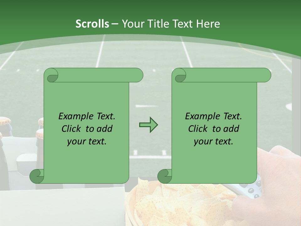 American Bowl Game Sports PowerPoint Template