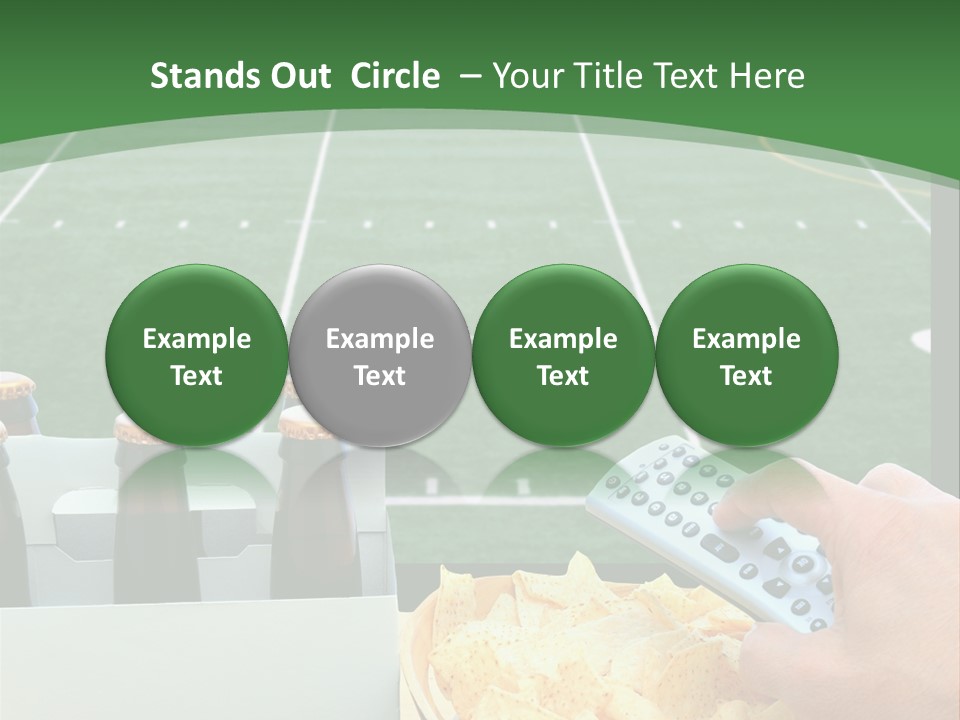 American Bowl Game Sports PowerPoint Template