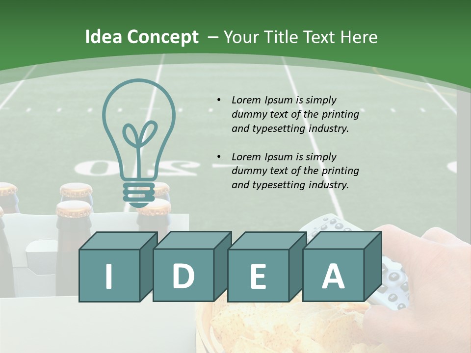 American Bowl Game Sports PowerPoint Template