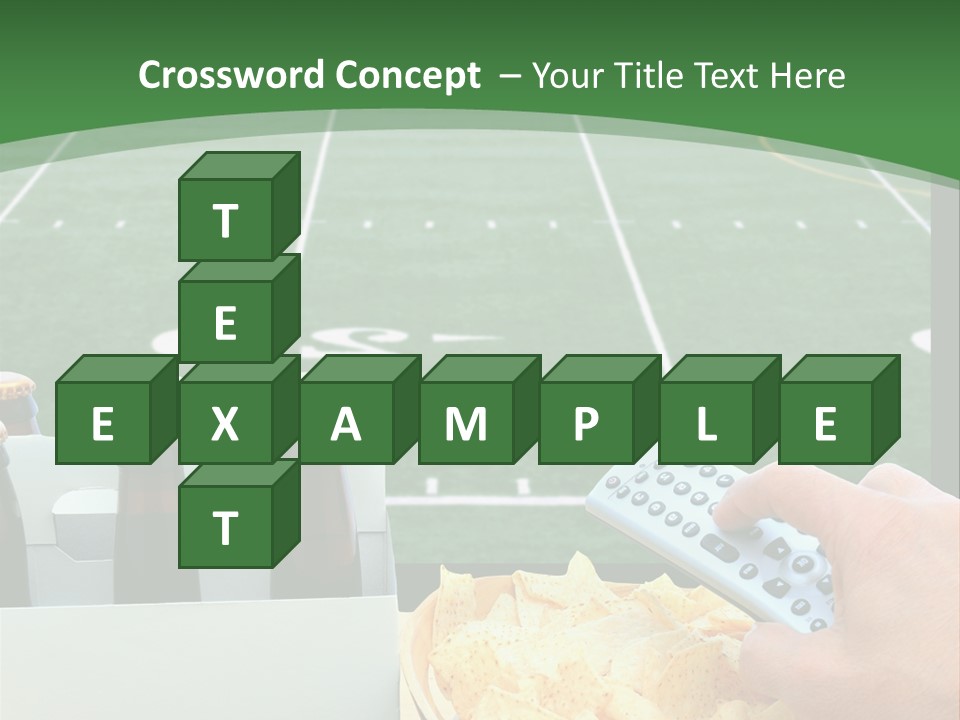 American Bowl Game Sports PowerPoint Template