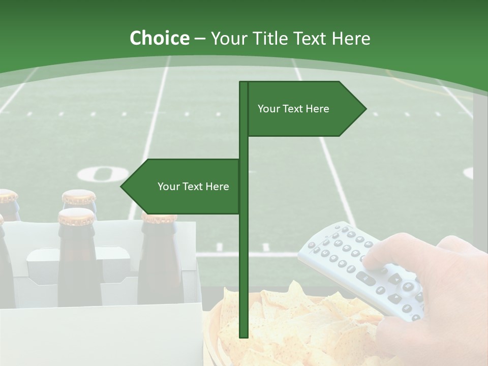 American Bowl Game Sports PowerPoint Template