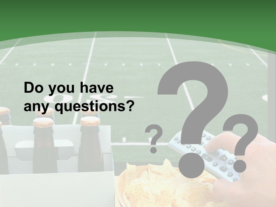 American Bowl Game Sports PowerPoint Template