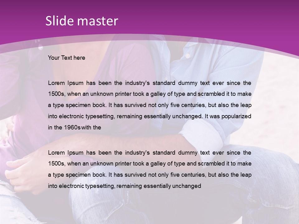 Handsome Girlfriend Attractive PowerPoint Template
