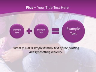 Handsome Girlfriend Attractive PowerPoint Template