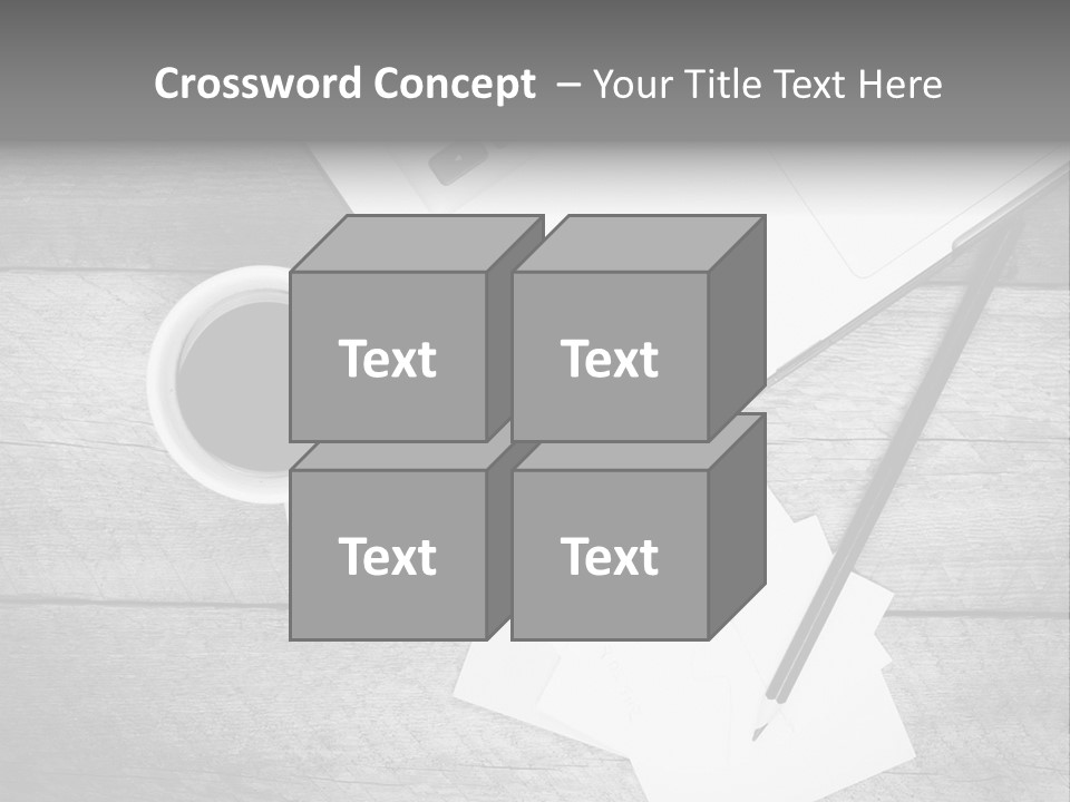 Coffee Drink Screen PowerPoint Template