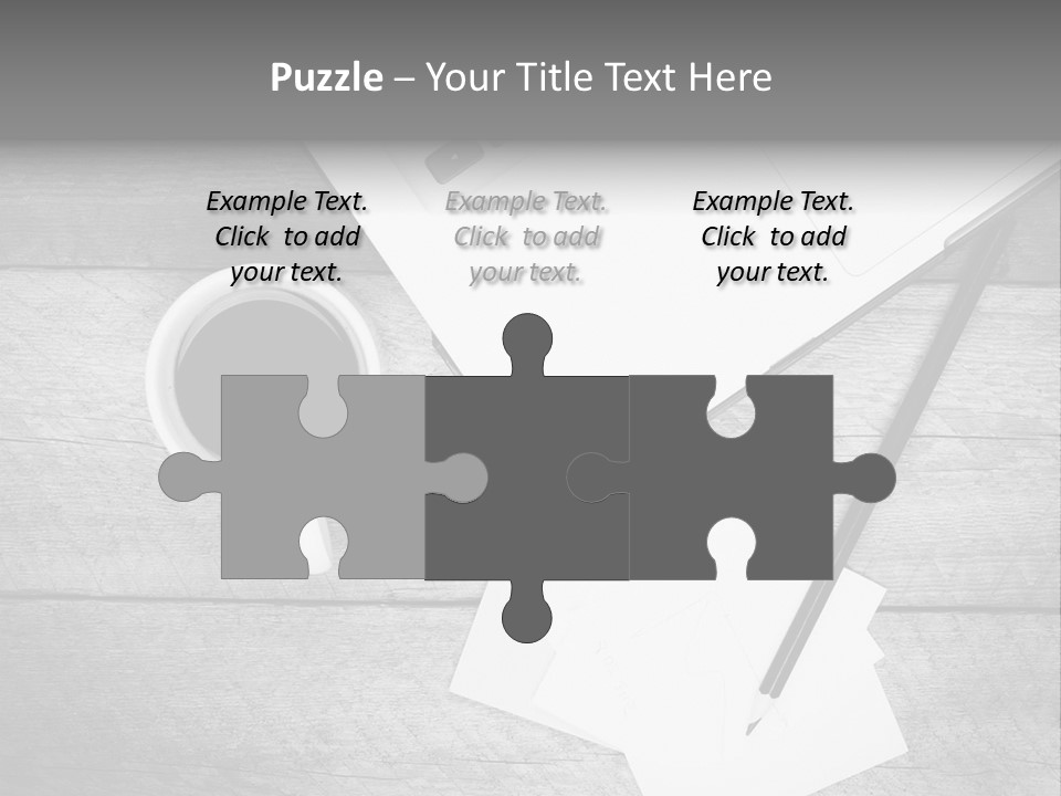 Coffee Drink Screen PowerPoint Template