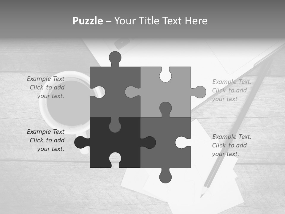 Coffee Drink Screen PowerPoint Template