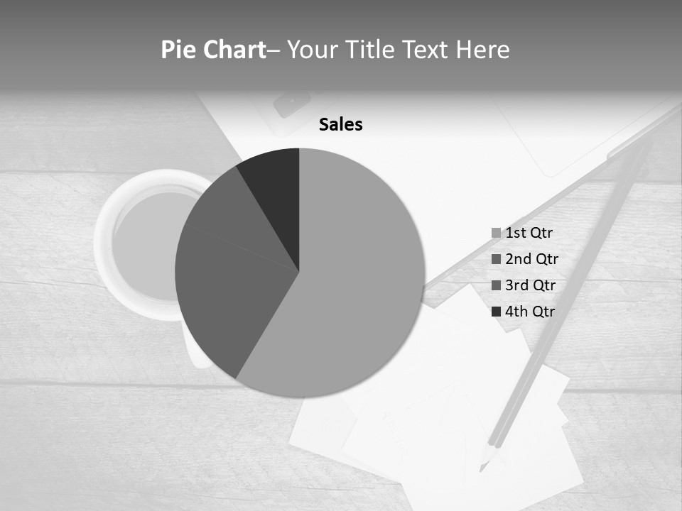 Coffee Drink Screen PowerPoint Template