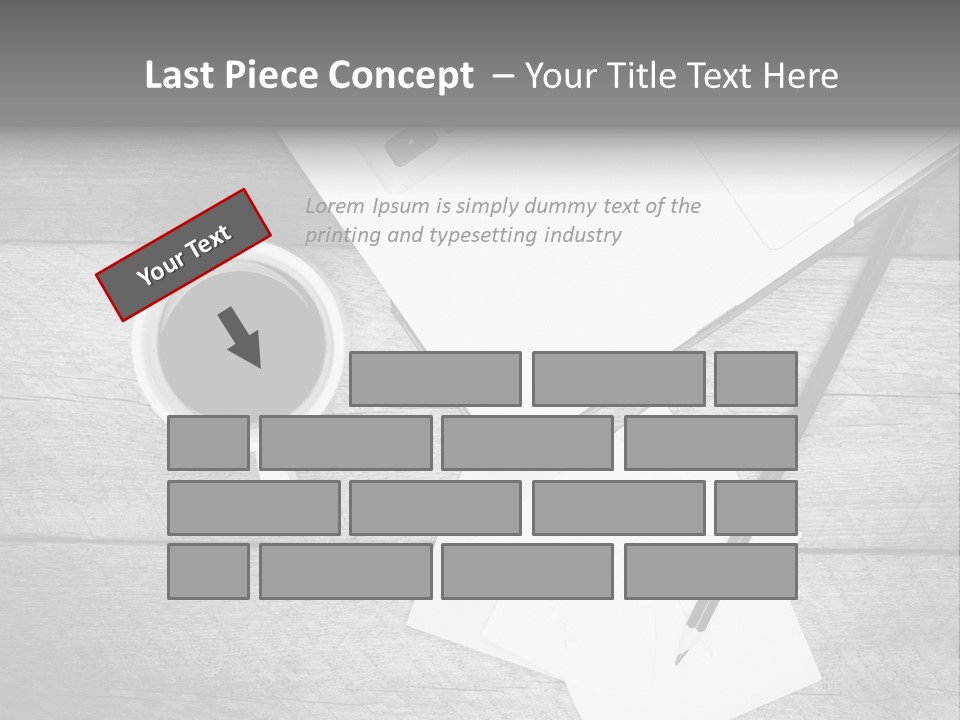 Coffee Drink Screen PowerPoint Template
