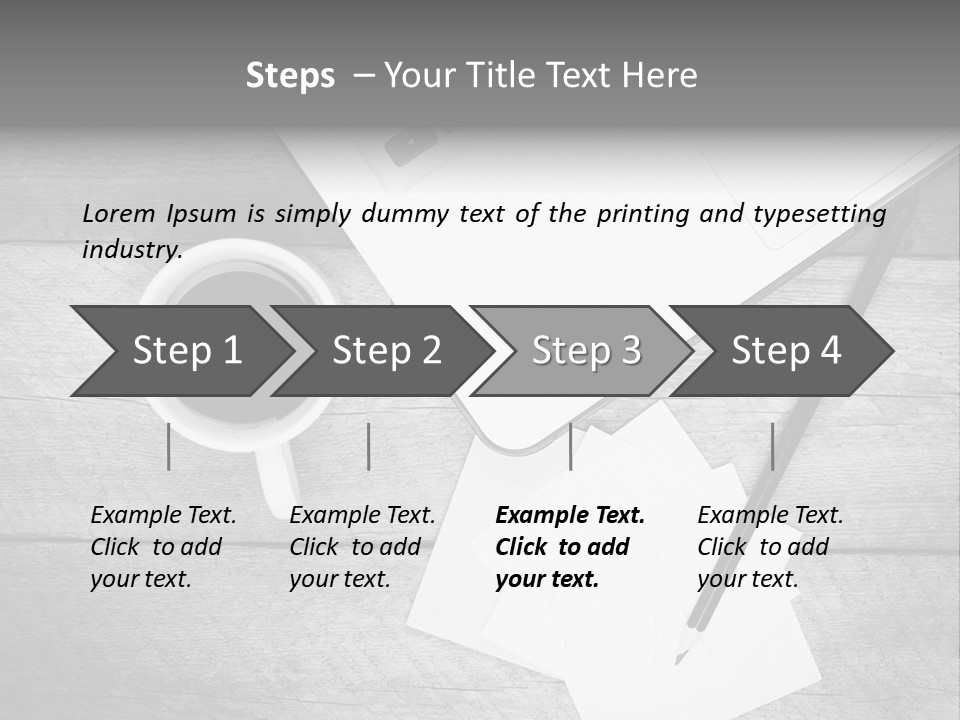 Coffee Drink Screen PowerPoint Template