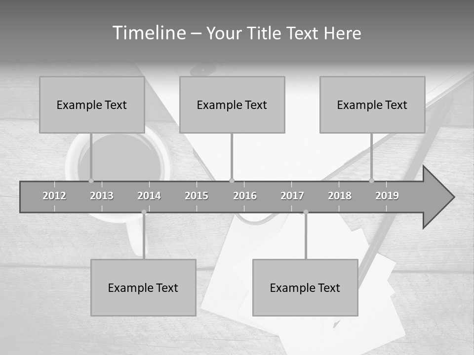 Coffee Drink Screen PowerPoint Template