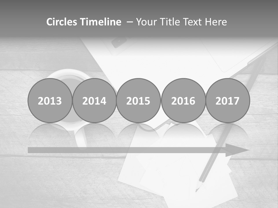 Coffee Drink Screen PowerPoint Template