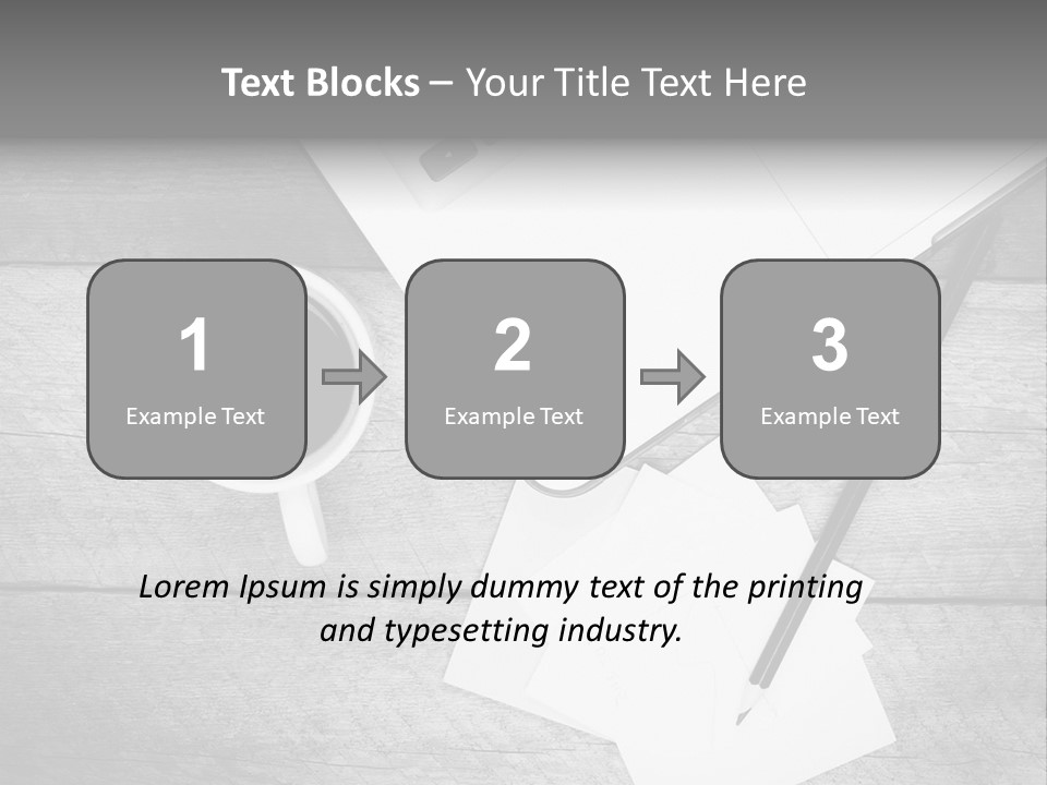 Coffee Drink Screen PowerPoint Template