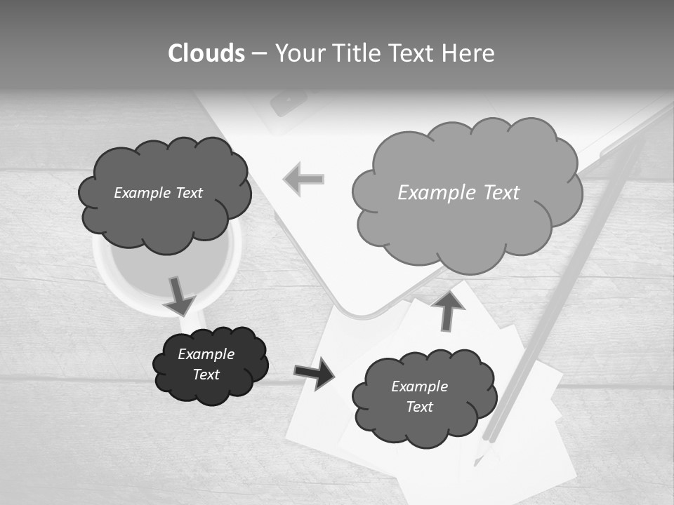 Coffee Drink Screen PowerPoint Template
