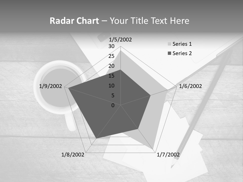 Coffee Drink Screen PowerPoint Template