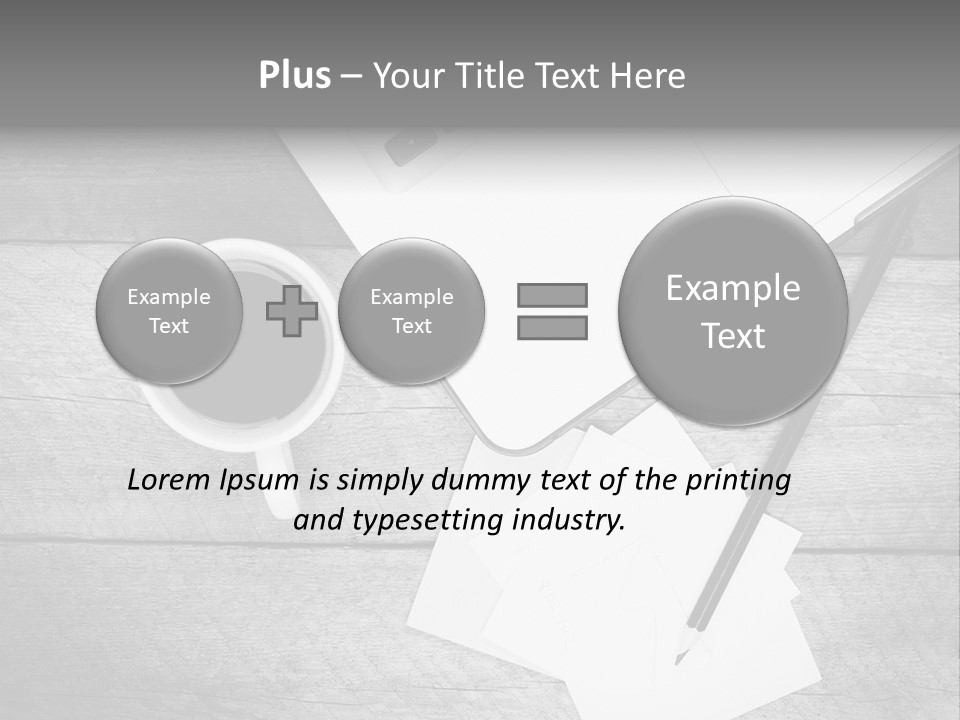 Coffee Drink Screen PowerPoint Template