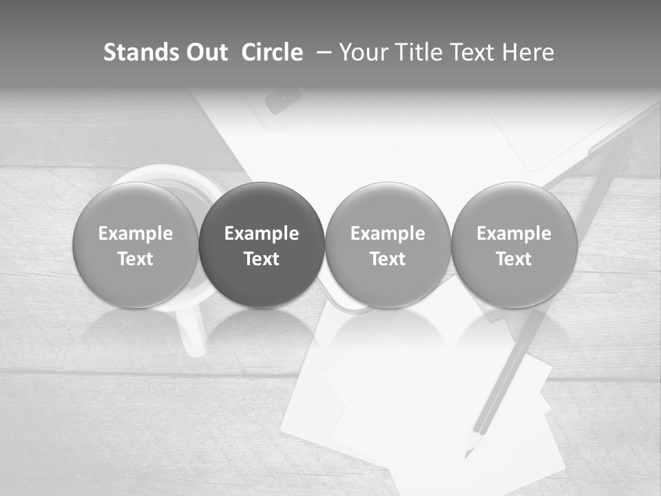 Coffee Drink Screen PowerPoint Template