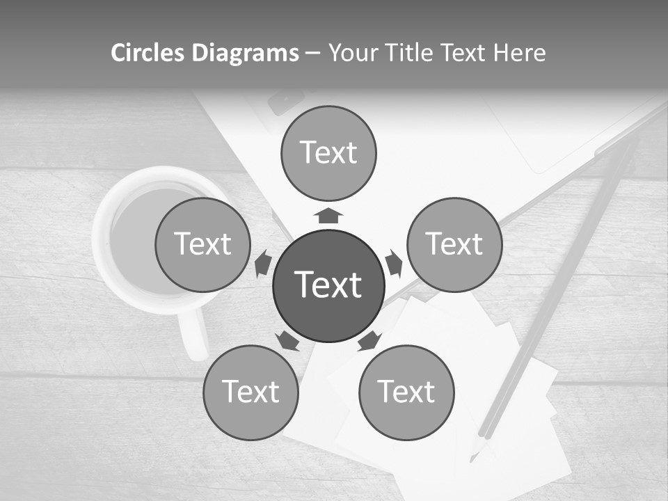 Coffee Drink Screen PowerPoint Template